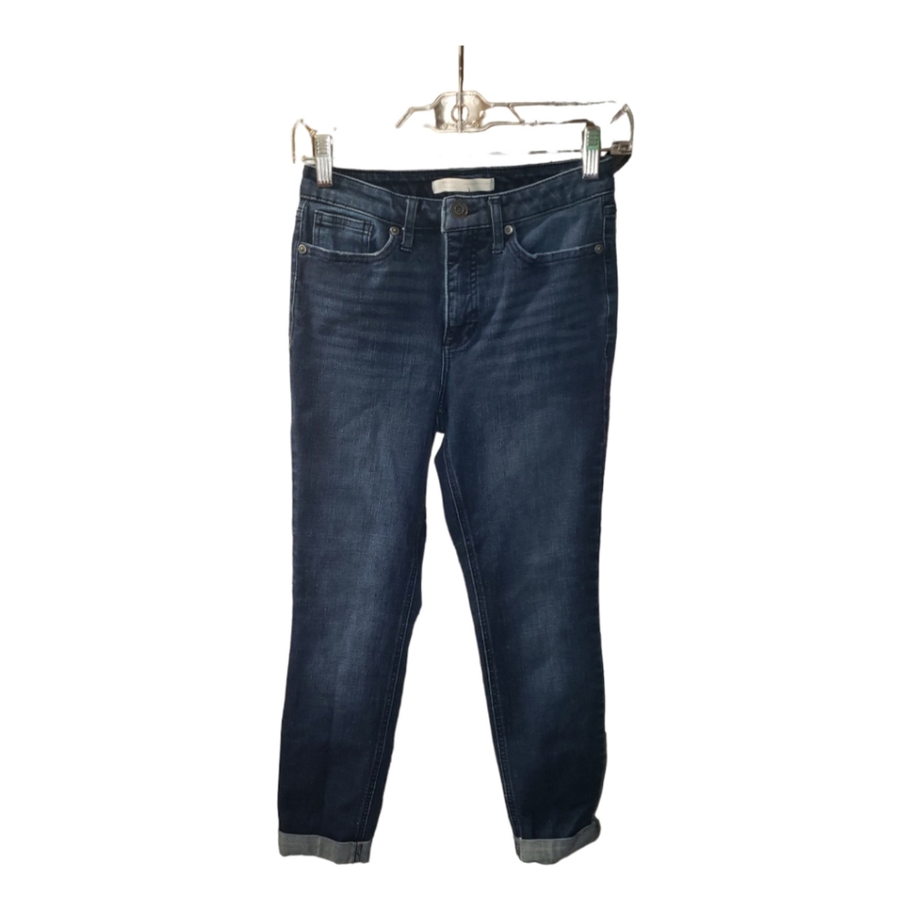 High rise skinny ankle jeans. Size 4. LAUREN CONRAD. Used lightly. Blue